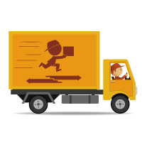 產品運送至客戶手上並負責售後服務